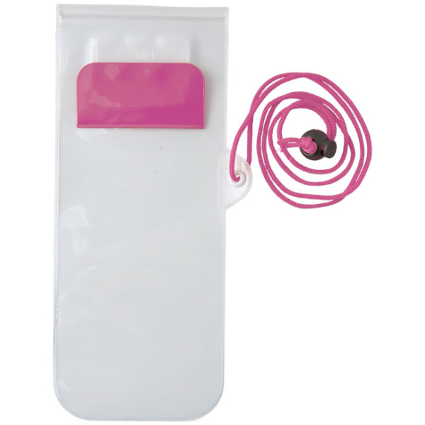 Mambo waterbestendig opslagetui voor smartphone - Magenta