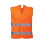 Hi-Vis Two Band Vest, Orange, 4XL/5XL, Portwest