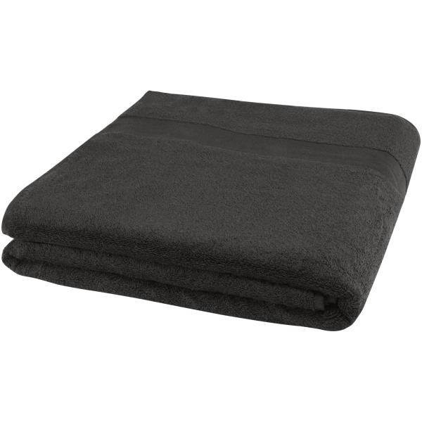 Evelyn 450 g/m² cotton bath towel 100x180 cm - Anthracite