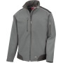 Softshell workwear jacket in ripstop Cordura® Grey / Black XL