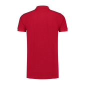 L&S Polo Basic Cot/Elast SS for him red XXL