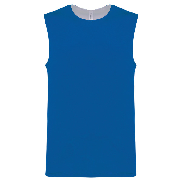 Unisex Omkeerbaar Sportshirt Sporty Royal Blue / White XS