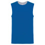 Unisex Omkeerbaar Sportshirt Sporty Royal Blue / White L