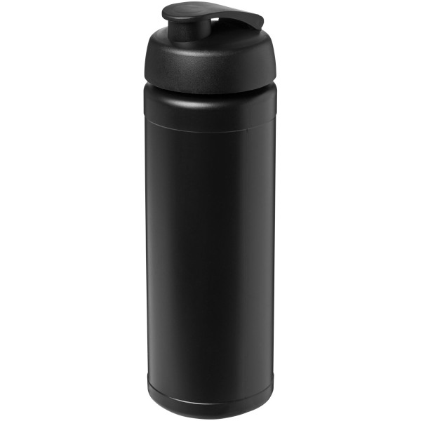 Baseline® Plus 750 ml flip lid sport bottle - Solid black