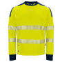 6108 Sweatshirt Roundneck Yellow/navy XS