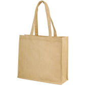 Calcutta Long Handled Jute Shopper Bag - Natural - One Size