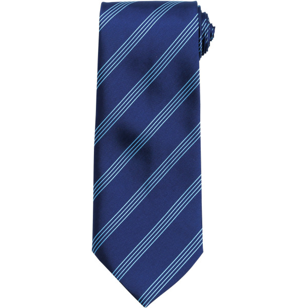 Four Stripe Tie Navy / Blue One Size