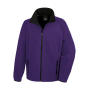 Printable Softshell Jacket - Purple/Black - 4XL