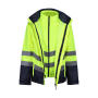 Pro Hi Vis 3-in-1 Jacket - Yellow/Navy - 2XL