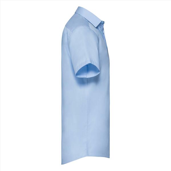Men's S/S Tailored Coolmax® Shirt, Light Blue, 3XL, RUS