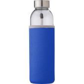 Glazen fles (500 ml) kobaltblauw