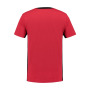 L&S T-shirt Workwear iTee SS red/bk XXL
