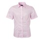 Ladies' Shirt Shortsleeve Micro-Twill - light-pink - 3XL