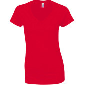Ladies' Softstyle V-neck T-shirt Red XXL