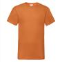 FOTL Valueweight V-Neck T, Orange, S
