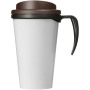 Brite-Americano® grande 350 ml insulated mug - Solid black/Brown