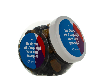 Snoeppot Amsterdam - 1000 ml | Snoeppotten bedrukken (Sinterklaas)