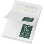 Sticky-Mate® gerecyclede sticky notes 50 x 75 mm - Wit - 25 pages