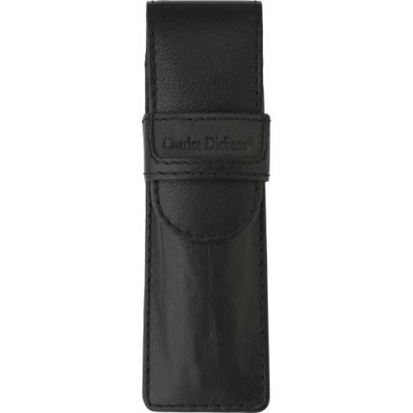 Charles Dickens® leather pen pouch Jemima black