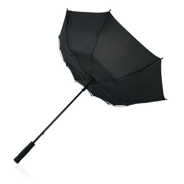 Tornado 23” storm paraplu, zwart