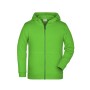 Children's Zip Hoody - lime-green - XS