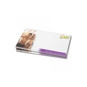 25 adhesive notes, 125x72mm, full-colour - White