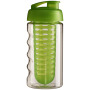 H2O Active® Bop 500 ml sportfles en infuser met flipcapdeksel - Transparant/Lime