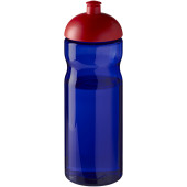 H2O Active® Eco Base 650 ml drikkeflaske med kuppelformet låg - Kongeblå/Rød