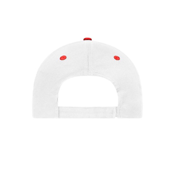 MB135 Club Cap - white/red/black - one size
