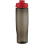 H2O Active® Eco Tempo 700 ml flip lid sport bottle - Red/Charcoal
