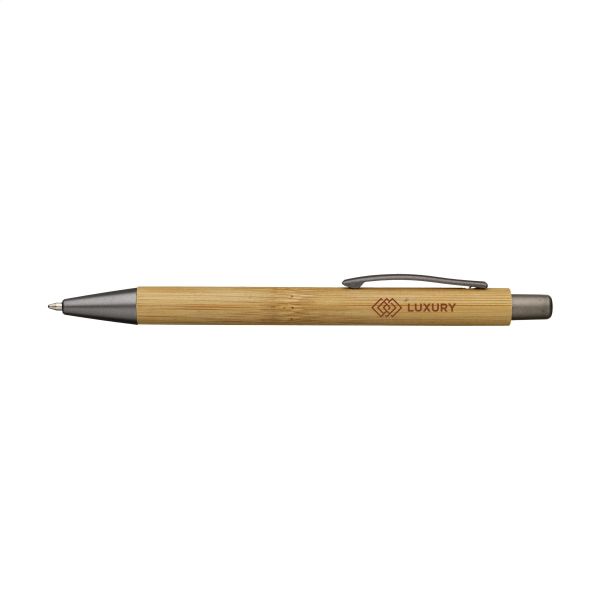 Pennen met houder | Bamboe | Te bedrukken