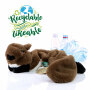 Dog toy RecycleBeaver - brown