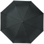 Bo 21” opvouwbare automatische gerecyclede PET paraplu - Zwart