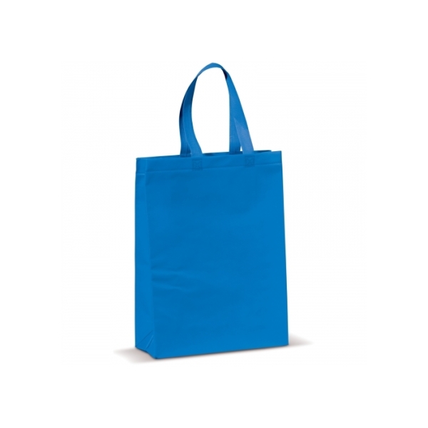 Carrier bag laminated non-woven medium 105g/m² - Blue