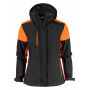 Prime Padded Softshell Lady Black/Orange XXL