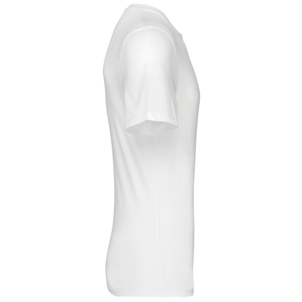 T-shirt ronde hals met korte mouwen uniseks White 4XL