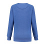 L&S Heavy Sweater Raglan Crewneck for her royal blue heather XXL