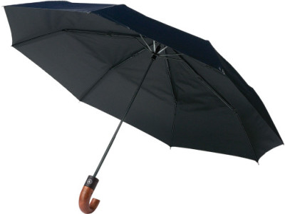 Automatisch polyester paraplu met kunststof handvat. Automatisch polyester paraplu met kunststof handvat.