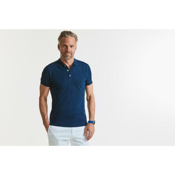 Russell Men Fitted Stretch Polo