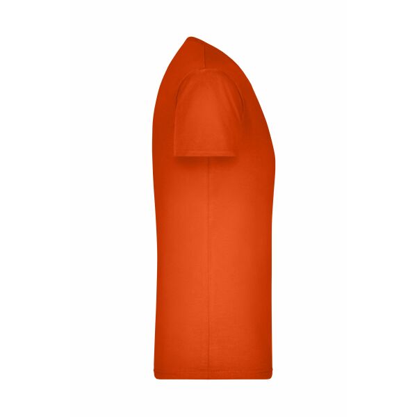 Men's Slim Fit V-T - dark-orange - XXL
