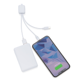 5.000 mAh Antimicrobiële powerbank, wit
