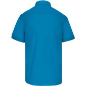 Ace - Heren overhemd korte mouwen Bright Turquoise 4XL