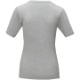 Kawartha biologisch dames t-shirt met korte mouwen - Grijs gemeleerd - S