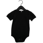 Baby short sleeve onesie Black 3/6M
