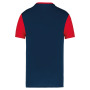 Tweekleurige jersey met korte mouwen voor kinderen Sporty Navy / Sporty Red 4/6 jaar