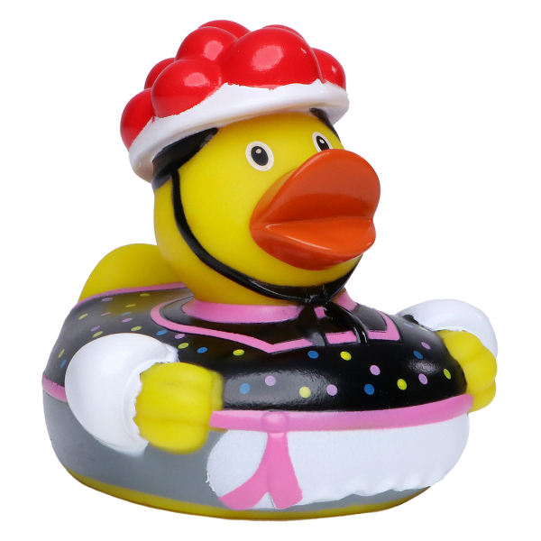 Squeaky duck CityDuck® Black Forest costume