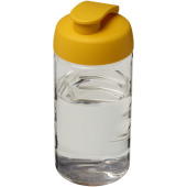 H2O Active® Bop 500 ml drikkeflaske med fliplåg - Transparent/Gul