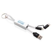 Luxe 3-in-1 kabel, wit