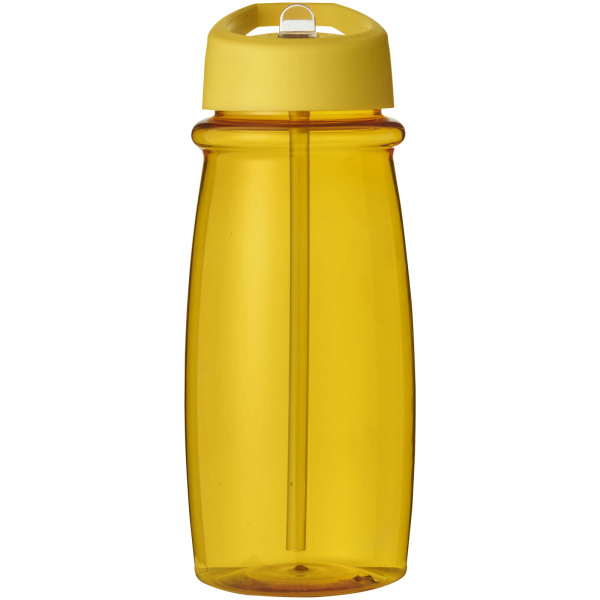 H2O Active® Pulse 600 ml spout lid sport bottle - Yellow