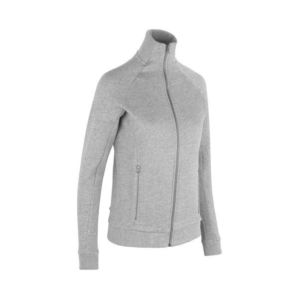 Sweat cardigan | zip | women